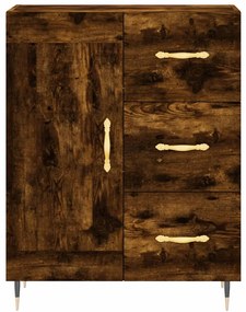 vidaXL Ντουλάπι Καπνιστή Δρυς 69,5 x 34 x 90 εκ. Επεξεργασμένο Ξύλο
