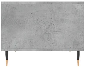 Τραπεζάκι Σαλονιού Γκρι Σκυρ. 60x50x40 εκ. από Επεξεργ. Ξύλο - Γκρι