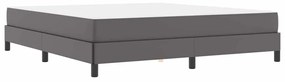 vidaXL Κρεβάτι Άλλο Γκρι 180 x 200 cm Τεχνητό δέρμα