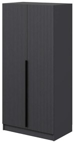 Ντουλάπα Δίφυλλη Kale Plus 506MNR2178 90x52x210cm Anthracite Two Door
