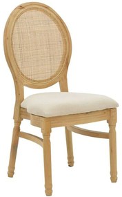 Καρέκλα Canco 263-000032 50x55x98cm Natural Rattan,Ξύλο