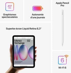 Tablet Apple iPad mini 8,3" 128 GB Μοβ