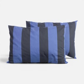 Μαξιλαροθήκη (52x72) Nef-Nef Homeware Casual Vertia Blue/Black