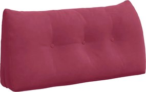 vidaXL Μαξιλάρι Πλάτης Κόκκινο 100 x 50 x 24 cm Βελούδο