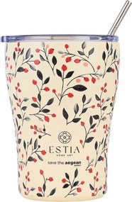 Ποτήρι Θερμός 350ml Estia Save The Aegean Bloom Beige 01-31701