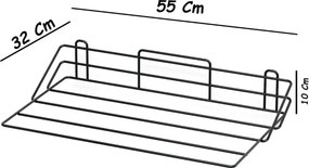 Stewehome Σετ κουταλιών από ανοξείδωτο ατσάλι 55x32x10 cm