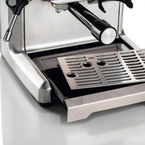 Καφετιέρα Ariete ESPRESSO METAL 1313/10, 1600W, 15 bar, 2 l, Ενσωματωμένος μύλος καφέ με 11 στάδια, μετρητής, Inox