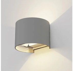 Απλίκα Φωτιστικό Τοίχου LED 6W IP65 3CCT Flathead It Lighting-80203530-Γκρι 80203530