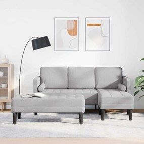 vidaXL Σετ Καναπέ 2 pcs Σκούρο γκρι 173 x 131 x 67 εκ ύφασμα