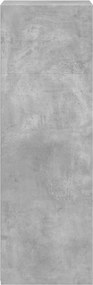 vidaXL Ντουλάπι Γκρι Σκυρ. 45x41x124 εκ. από Επεξεργασμένο Ξύλο