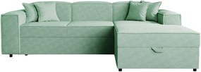 Γωνιακός καναπές Santos-Menta-Δεξιά
