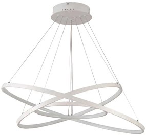 Φωτιστικό Οροφής 77-8133 Led 80-60-40cm Morelli White Mat Homelighting Aluminum,Acrylic