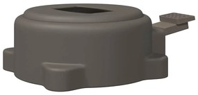 vidaXL Περιστροφικό Πεντάλ 360 Μοιρών Ασημί 21,5 x 14 x 6 εκ Ατσάλι