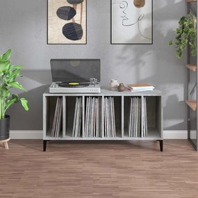 vidaXL Δισκοθήκη Γκρι Σκυροδέματος 100x38x48 εκ. Επεξεργασμένο Ξύλο