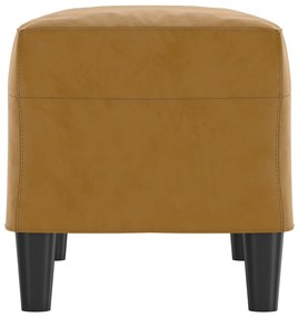 vidaXL Πάγκος Καφέ 70 x 35 x 41 εκ. Βελούδινος