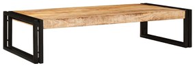 vidaXL Ράφι μπάνιου 100 x 50 x 23 εκ. Μασίφ ξύλο μάνγκο και σίδερο