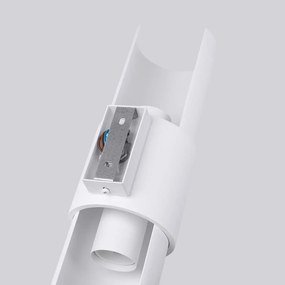 Φωτιστικό τοίχου FLASH 2 λευκό ατσάλι/2xmax 15W LED