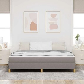 vidaXL Κρεβάτι με ελατήρια Ταμπά, Καφέ 180 x 200 cm