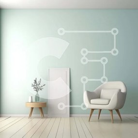 Intra Συλλεκτικό Ξύλινο Παζλ Plywood 4mm - Λευκή καρέκλα στο κενό δωμάτιο Σε Ξύλινο Κουτί - Διαστάσεις Puzzle: 10x10 cm – 25 κομμάτια