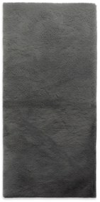 Χαλιά Κρεβατοκάμαρας Γούνινα (Σετ 3τμχ) New Plan Puffy FC7A Dark Grey