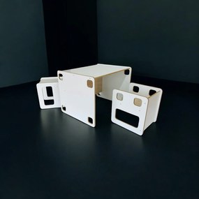 Σέτ Παιδικό Τραπεζάκι με 2 Καρέκλες Cubo White
