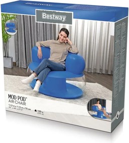 Φουσκωτή Καρέκλα Bestway Πολύχρωμο 112 x 70 x 112 cm