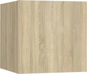 vidaXL Σετ Επίπλων Τηλεόρασης 5 Τεμαχίων Sonoma Δρυς Επεξ. Ξύλο