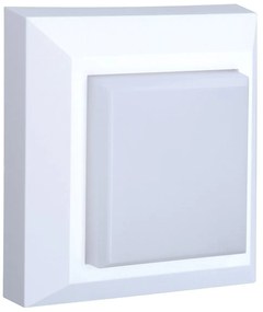 Φωτιστικό Τοίχου-Απλίκα Led White 125x125x27mm VK/02025/W/W VKLed