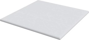 vidaXL Στρώμα επικάλυψης Λευκό 180 x 200 cm Υφασμα Jacquard