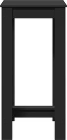 vidaXL Τραπέζι Μπαρ Μαύρο 51x50x103,5 εκ. Επεξ. Ξύλο