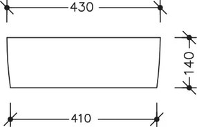 Amorgos Anthracita Matt 60x43 - Επιτραπέζιος νιπτήρας
