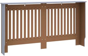 vidaXL Καπάκι Καλοριφέρ 2 pcs Γκρι 152 x 19 x 81,5 εκ.
