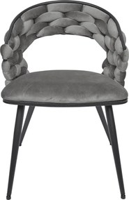 ΚΑΡΈΚΛΕΣ &amp; ΠΟΛΥΘΡΌΝΕΣ SAWYER CHAIR GREY A1 HD0360