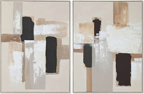 Καμβάς Home ESPRIT πολυστερίνη Καμβάς 92 x 4 x 122 cm