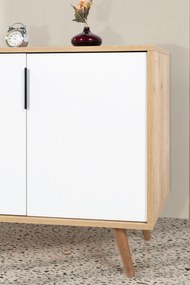 Κονσόλα Sapphire Δρυς / Λευκό PROBRE 180x44x18