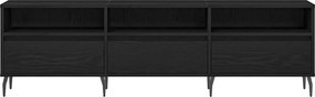 vidaXL Ντουλάπι TV Μαύρη Οξυά 150 x 30 x 44,5 εκ. Επεξεργασμένο ξύλο