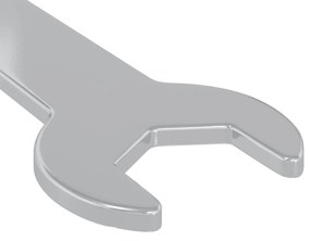 vidaXL Δίχαλο 2 pcs Ασημί 13 mm Σίδερο