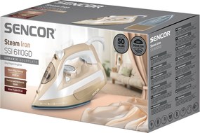 Ατμοσίδερο Sencor SSI 6110GD 2600 W με Κεραμική Πλάκα Gold