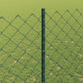 vidaXL Συρματόπλεγμα Περίφραξης με Πάσσαλο 10 x 1,4 μ