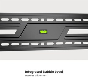 POWERTECH επιτοίχια βάση τηλεόρασης PT-1369, 43-100", έως 75kg, fixed