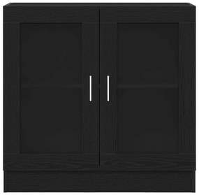 vidaXL Βιβλιοθήκη Μαύρη δρυς 82.5 x 30.5 x 80 cm Επεξεργασμένο ξύλο