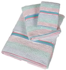 DIMcol ΠΕΤΣΕΤΑ ΣΕΤ 3 τεμ ΕΝΗΛ Cotton 100% 30X50,50X90,100X150 01 Multi Rainbow