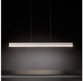 Γραμμικό Κρεμαστό Φωτιστικό Οροφής LED 40W Λευκό 3000K Dimmable Riga LD0101B3 Zafferano-LD0101B3-Λευκό LD0101B3