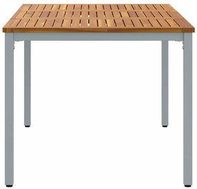 vidaXL Υπαίθρια Τραπέζια Φυσικό και γκρι 150 x 90 x 75 cm