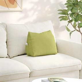 vidaXL Μαξιλάρι Πλάτης Ανοιχτό Πράσινο 45 x 35 x 20 cm ύφασμα