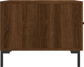 vidaXL Τραπεζάκι Σαλονιού Καφέ Δρυς 50x50x40 εκ. Επεξεργασμένο Ξύλο