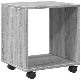 vidaXL Ντουλάπι Με Ροδάκια Γκρι Sonoma 37x33x42,5 εκ. Επεξεργ. Ξύλο