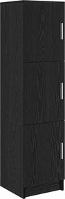 vidaXL Highboard Μαύρη Οξυά 31.5 x 32 x 122.5 εκ
