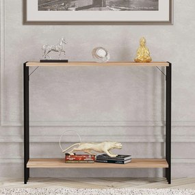 Μπουφές Μαύρο / Πεύκο Atlantic VERONA 90x26x74