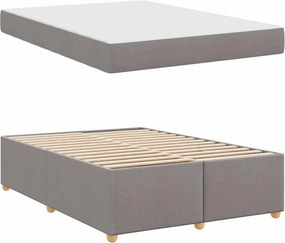 vidaXL Σκελετός Κρεβατιού Taupe 160 x 200 cm ύφασμα